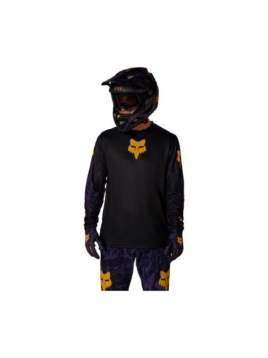 Fox Ranger Ls Jersey Ανδρική Μακρυμάνικη Μπλούζα Mountain Bike Μωβ