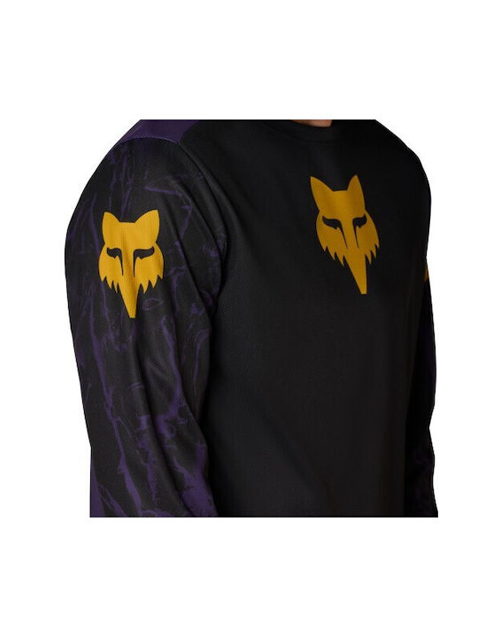 Fox Ranger Ls Jersey Ανδρική Μακρυμάνικη Μπλούζα Mountain Bike Μωβ