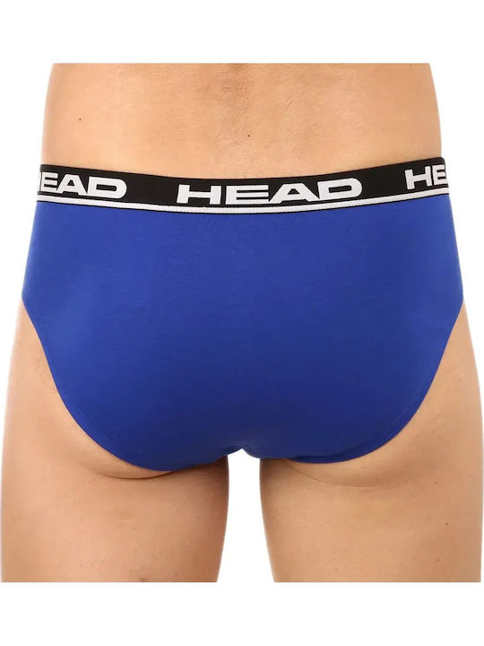 Herren Slip Blau-Schwarz 2er Pack