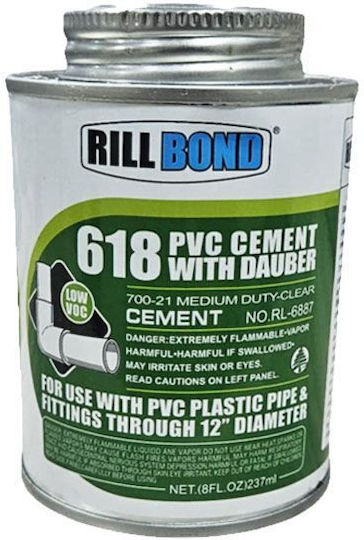 Rillbond Kunststoffkleber Pvc 618 237ml Pvc Zement