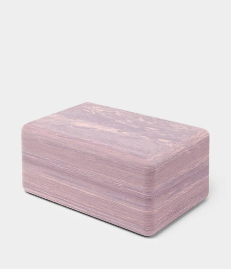 Manduka Recycled Foam Йога Блок Cherry Blossom Marble 450гр 23 X 15 X 10 См