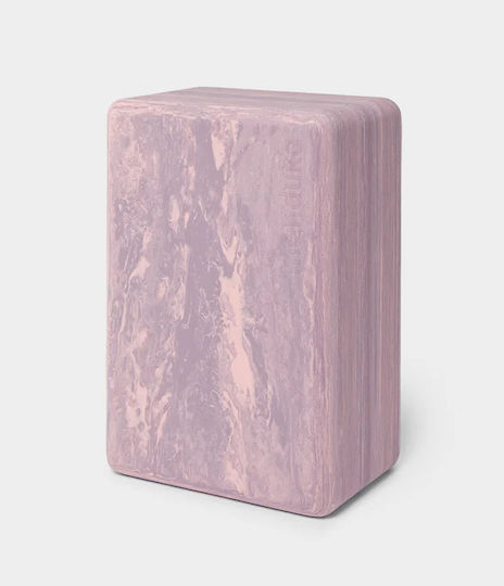 Manduka Recycled Foam Йога Блок Cherry Blossom Marble 450гр 23 X 15 X 10 См
