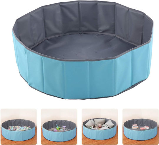 Children's Round Inflatable Swimming Pool 100x30cm Blue