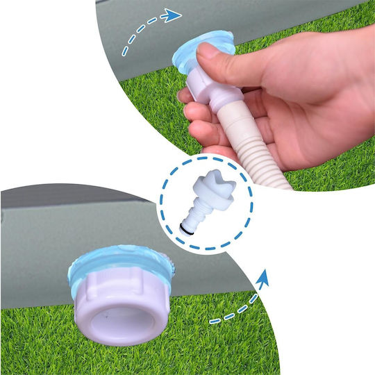 Avenli Round Swimming Pool 4672L with Metallic Frame