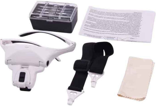 Lupa De Cap Cu LED Și Lentile De Schimb Ideal Pentru Detalii Și Meșteșuguri