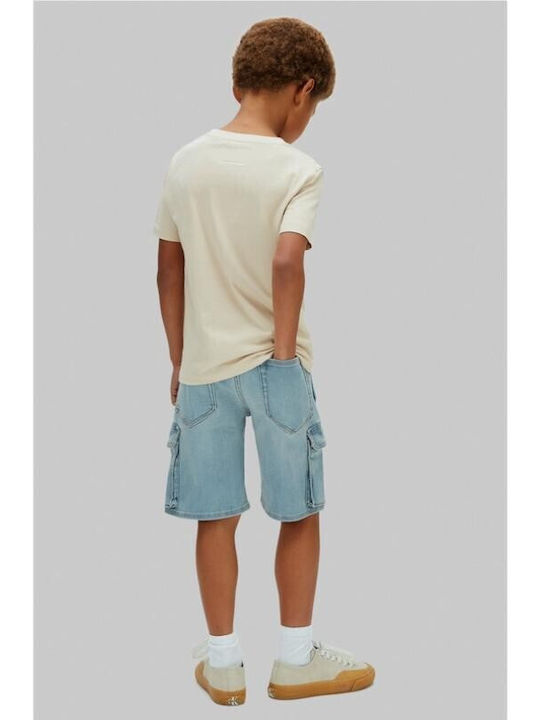 Kinder Shorts Bermudas Denim Blau