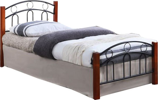 Norton Κρεβάτι Υπέρδιπλο για Στρώμα 160x200cm Μαύρο Norton Κρεβάτι Υπέρδιπλο για Στρώμα 160x200cm Μαύρο