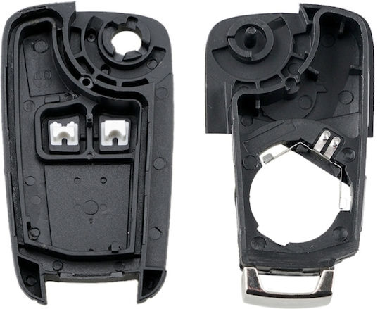 Foldable Car Key Shell with Blade with 2 Buttons for Opel Τηλεχειριστηρίου αναδιπλώμενο