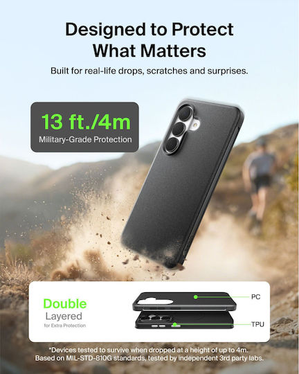 Belkin Sheerforce Umschlag Rückseite Schwarz Galaxy S26