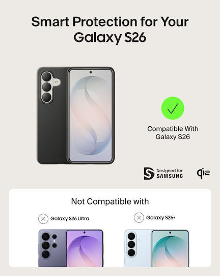 Belkin Sheerforce Umschlag Rückseite Schwarz Galaxy S26