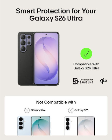 Belkin Sheerforce Back Cover Μαύρο (Galaxy S26 Ultra)