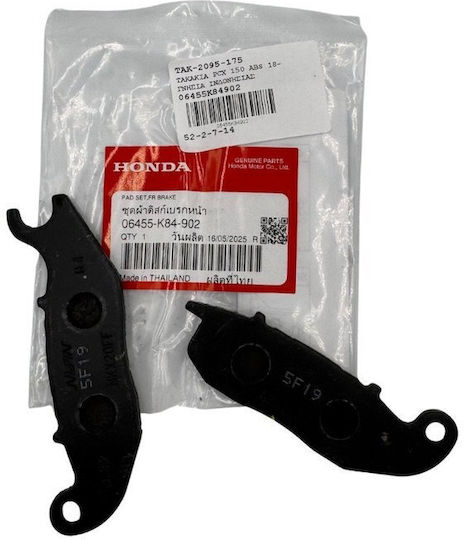 Front Brake Pads Pcx 125 150 Abs 18-20 Fa693 Genuine 06455-k84-902