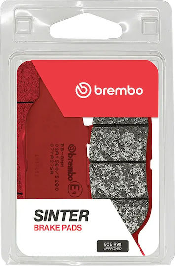 Brembo Front Disc Brake Pads Yamaha Sintered Road Height 40.4mm Length 102.0mm Thickness 10.0mm
