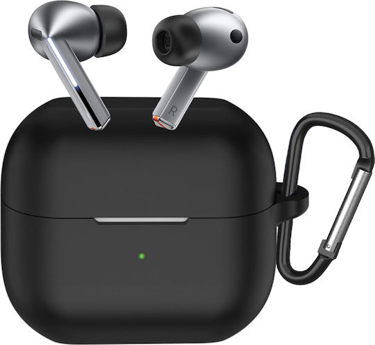Techsuit Θήκη Σιλικόνης σε Μαύρο χρώμα για Samsung Galaxy Buds 3 / 3 FE / 3 Pro