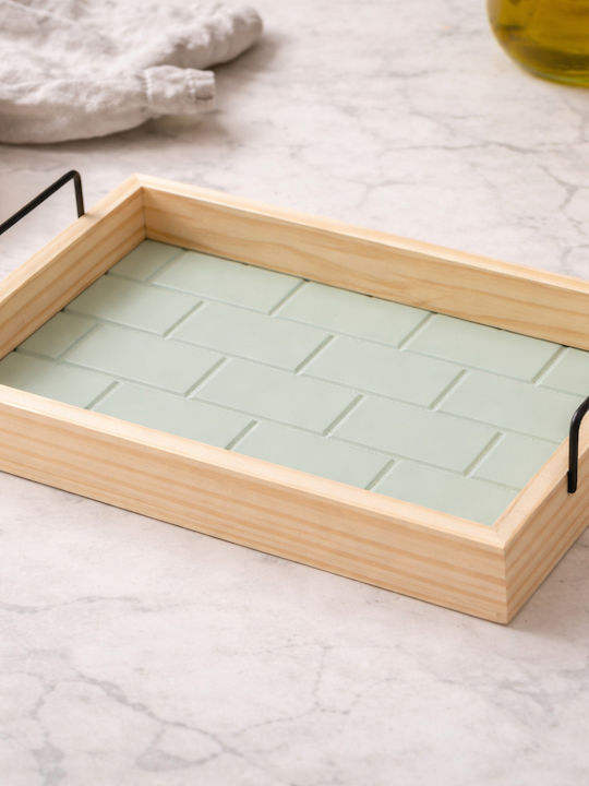 Ξύλινος Δίσκος Σερβιρίσματος 30x20cm