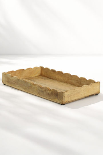 Kaemingk Hölzernes Serviertablett 40,5x25x5,5cm Kaemingk Hölzernes Serviertablett 40,5x25x5,5cm