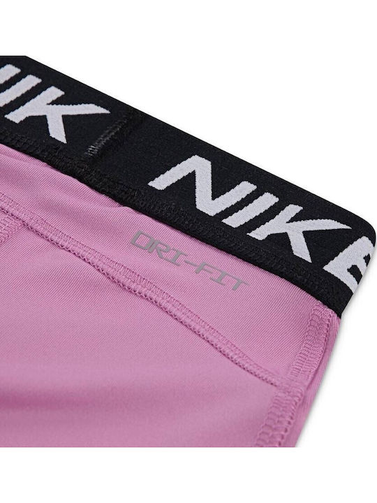 Παιδικό Κολάν Αθλητικό Κοντό Dri-Fit Μωβ