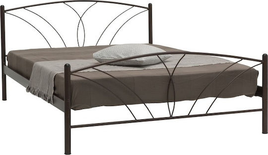 Τήνος Κρεβάτι Υπέρδιπλο για Στρώμα 160x200cm