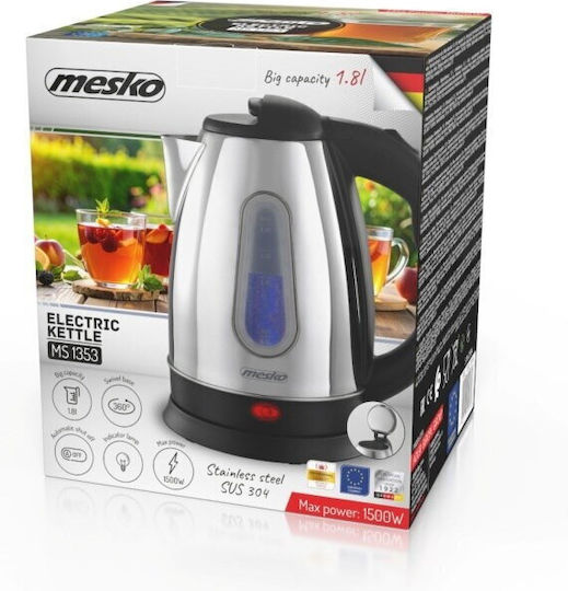 Mesko Βραστήρας 1.8lt 1500W Μαύρος