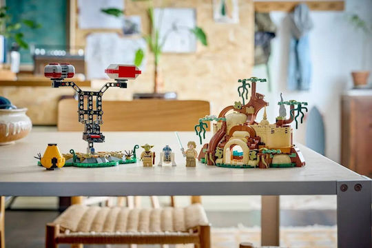 LEGO Star Wars Coliba Lui Yoda și Antrenament Jedi pentru 8+ Ani 440 Bucăți