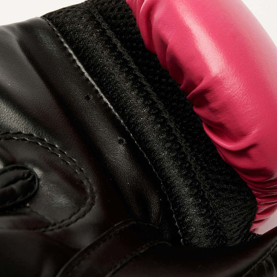 Leone 1947 Boxing Gloves Made of Synthetic Leather for Competition Pink