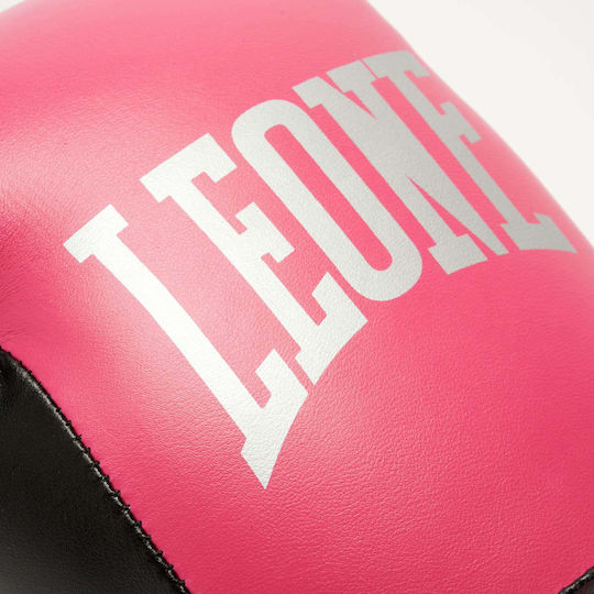 Leone 1947 Boxing Gloves Made of Synthetic Leather for Competition Pink