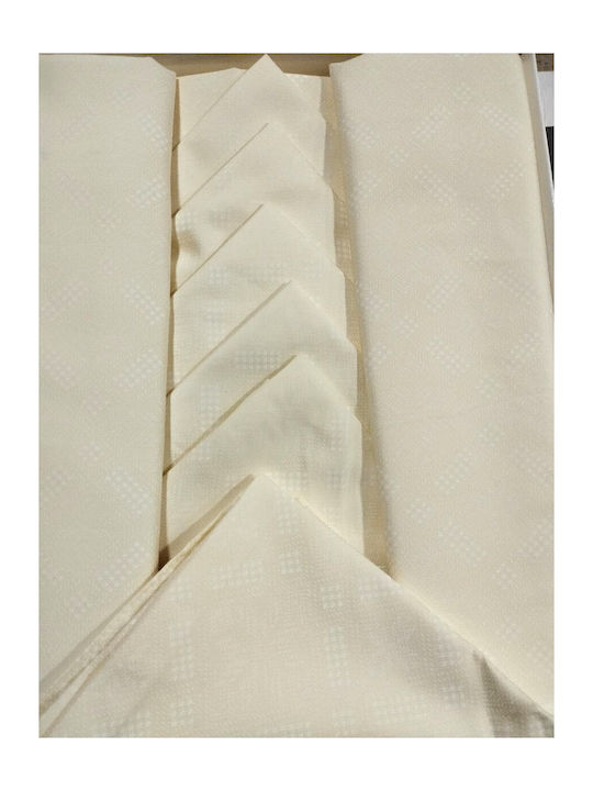 Jasmine Ecrou Tischdecken Set 160x220cm