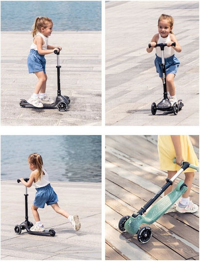 Q Play Kids Scooter Sparkling 3-Wheel for 3+ Years Nude Pink