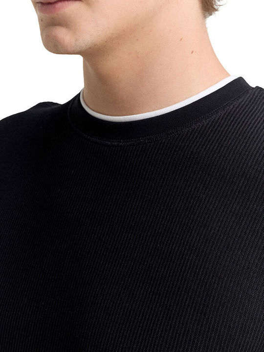 Long Sleeve Black Blouse