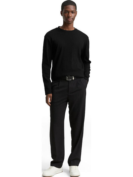 Long Sleeve Black Blouse