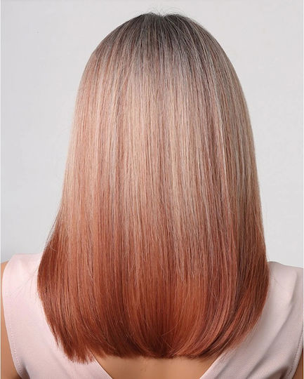 Animis Beauty Perücke mit Synthetisches Haar in Blond Farbe 40cm