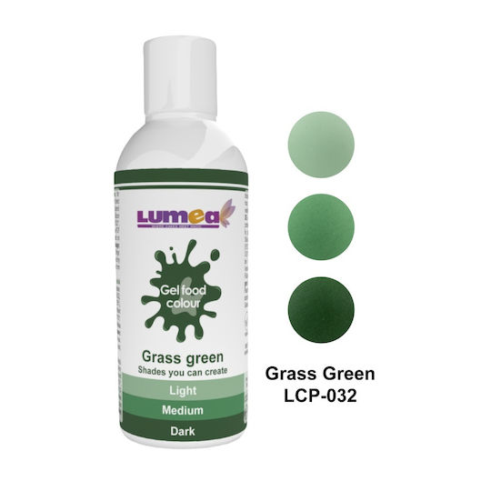 Lumea Χρώμα Ζαχαροπλαστικής σε Μορφή Gel Πράσινο 200gr