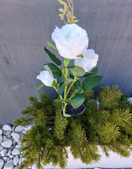 Solarleuchte Blume mit Bewegungssensor und Fotowiderstand IP44