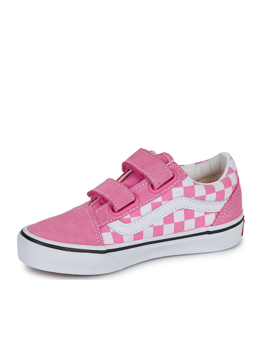 Old Skool V Color Theory Adidași Copii Cu Închidere Hoop & Loop Roz
