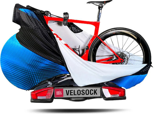 Velosock Carbon Blue Waterproof Bicycle Transport Cover