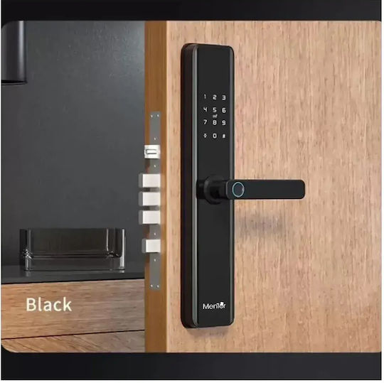 Încuietoare Electronică Culoare Negru cu Conectivitate Wi-Fi