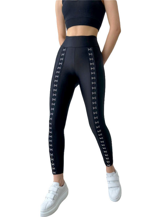Training Damen Leggings Formendefinition Schwarz