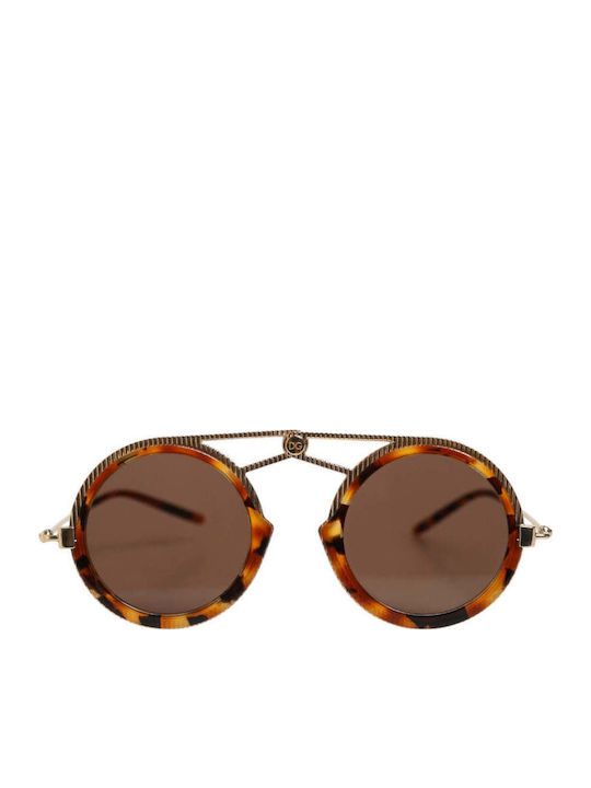 Dolce & Gabbana Sonnenbrillen Braune mit Rahmen Dolce & Gabbana Sonnenbrillen Braune mit Rahmen