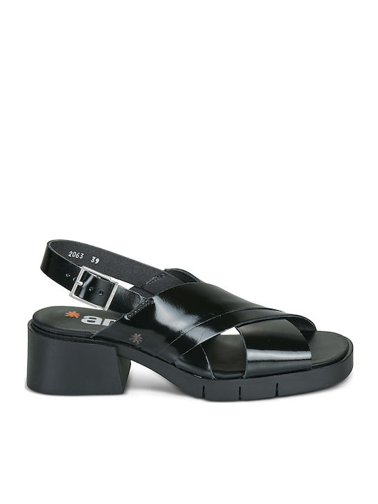Damen Sandalen Schwarz 2063-NAPPA-SHINNY