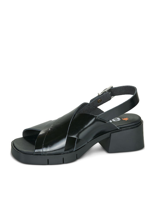 Damen Sandalen Schwarz 2063-NAPPA-SHINNY