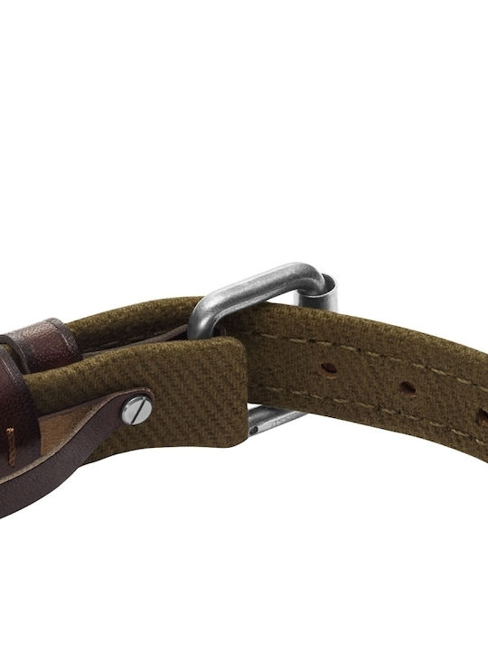 Fossil Damentäuberarmband aus Leder 24cm