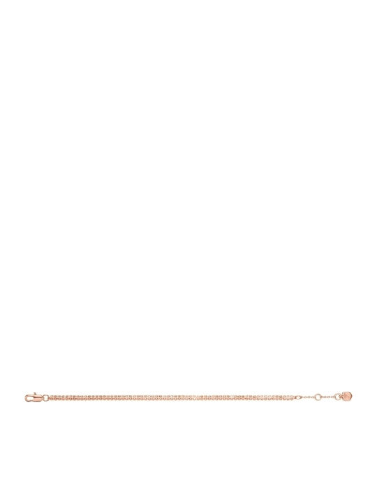 Fossil Brățară Pentru Femei Riviera Placată Cu Aur Cu Zircon 20cm
