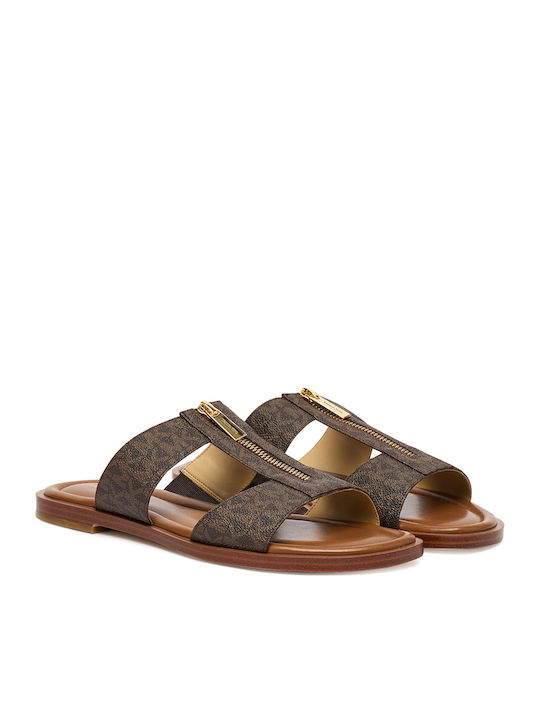 Michael Kors Berkley Women's Flat Sandals Brown