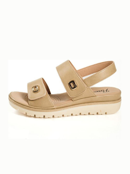Women's Anatomic Flat Sandals Beige