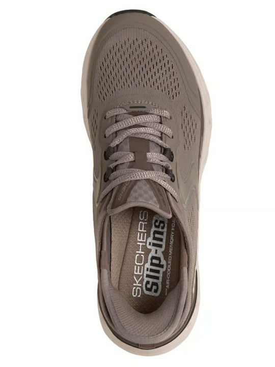 Skechers Glide-step Дамски Сникърси Бежово-кафяви