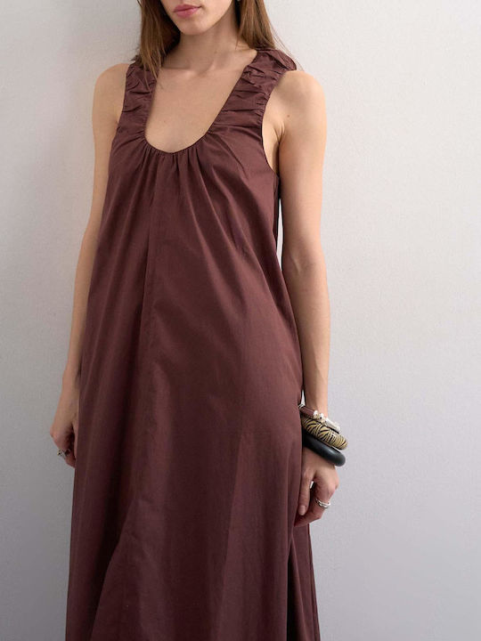 Summer Maxi Dress Brown