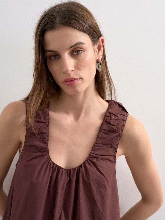 Summer Maxi Dress Brown