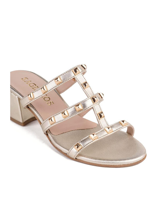 Damen Sandalen Gold