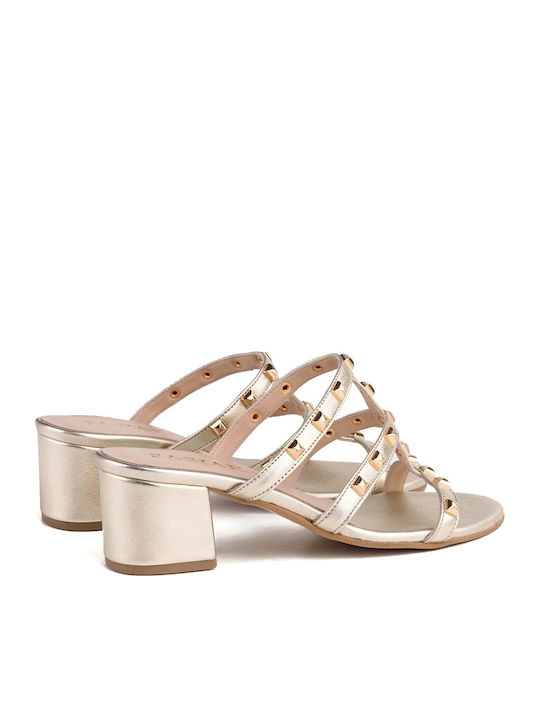 Damen Sandalen Gold