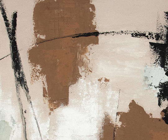 Andrea House Χειροποίητος Πίνακας Ζωγραφικής Abstract Esauira 80x80cm